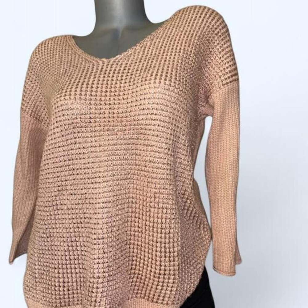 Company Ellen Tracy Sweater Size L Ballet Slippers Knit Sequin Pullover